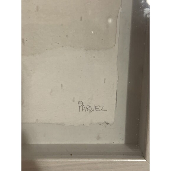 SIGNED Woman Fashion PARIS by Parvez Taj Framed Wall Art 18 X 12 - Picture 8 of 12